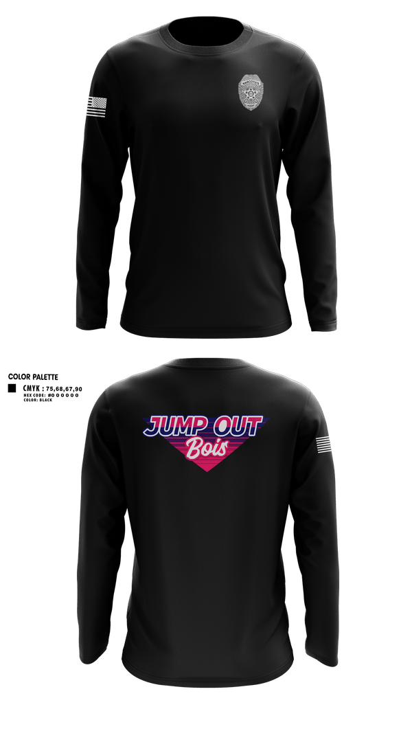 Long Sleeve Performance Shirt, Lancaster County Drug Task Force, Police, Teamtime, Team time, sublimation, custom sports apparel, team uniforms, spirit wear, spiritwear, sports uniforms, custom shirts, team store, custom team store, fundraiser sports, apparel fundraiser
