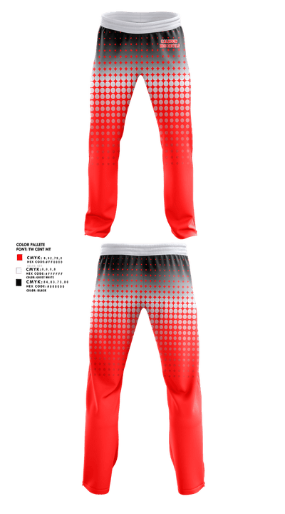 Calhoun Red Devils 7782534 Sweatpants - 1