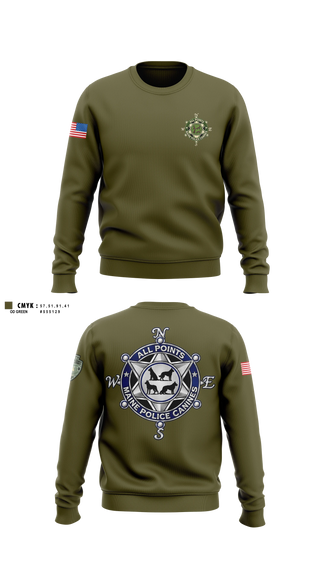 Crew Neck Sweatshirt, Washington County SO Maine K9 Unit, Police, Teamtime, Team time, sublimation, custom sports apparel, team uniforms, spirit wear, spiritwear, sports uniforms, custom shirts, team store, custom team store, fundraiser sports, apparel fundraiser