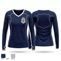 Wright Patterson Air Force Base Police Department Women's Long Sleeve V-neck Shirt - 1