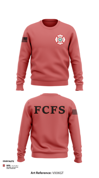 Crew Neck Sweatshirt, Fairfield County Fire Service, , Teamtime, Team time, sublimation, custom sports apparel, team uniforms, spirit wear, spiritwear, sports uniforms, custom shirts, team store, custom team store, fundraiser sports, apparel fundraiser