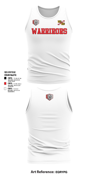 Tank Top, Maryland Warriors, Track & Field, Teamtime, Team time, sublimation, custom sports apparel, team uniforms, spirit wear, spiritwear, sports uniforms, custom shirts, team store, custom team store, fundraiser sports, apparel fundraiser
