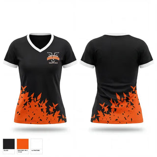 Womens Short Sleeve Vneck Shirt, Highlanders, Track & Field, Teamtime, Team time, sublimation, custom sports apparel, team uniforms, spirit wear, spiritwear, sports uniforms, custom shirts, team store, custom team store, fundraiser sports, apparel fundraiser