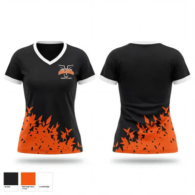 Highlanders 34854075 Women's Short Sleeve V-neck Shirt - 1