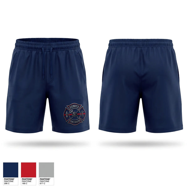 Athletic Shorts With Pockets, Eunice Fire Department, Fire Department, Teamtime, Team time, sublimation, custom sports apparel, team uniforms, spirit wear, spiritwear, sports uniforms, custom shirts, team store, custom team store, fundraiser sports, apparel fundraiser