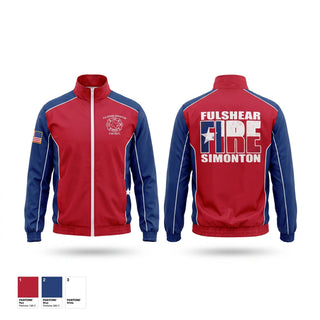 Windbreaker, Fulshear Simonton FD, Fire Department, Teamtime, Team time, sublimation, custom sports apparel, team uniforms, spirit wear, spiritwear, sports uniforms, custom shirts, team store, custom team store, fundraiser sports, apparel fundraiser