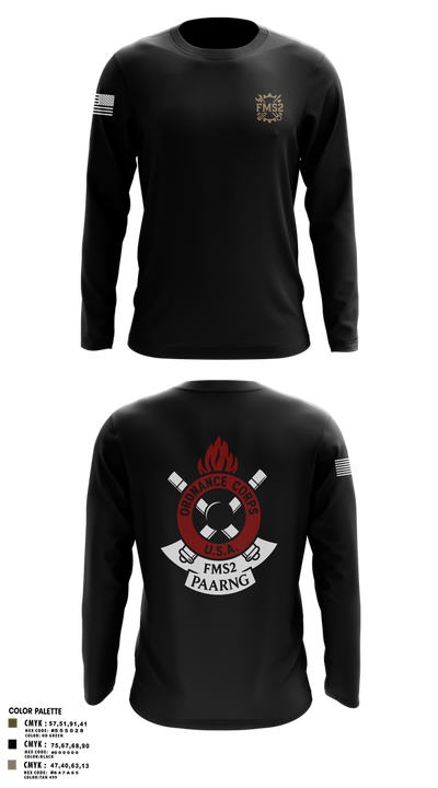 FMS #2 PAARNG 55837415 Long Sleeve Performance Shirt 3