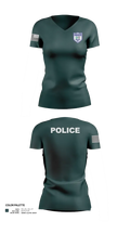 Andover Township Police Department 13076231 Women's Short Sleeve V-neck Shirt - 120