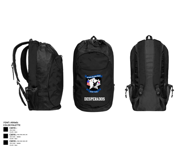 Gear Bag, Desperados, , Teamtime, Team time, sublimation, custom sports apparel, team uniforms, spirit wear, spiritwear, sports uniforms, custom shirts, team store, custom team store, fundraiser sports, apparel fundraiser