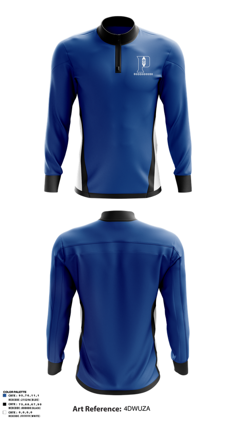 Quarter Zip Jacket, Perry High School Commodores, Men's Basketball, Teamtime, Team time, sublimation, custom sports apparel, team uniforms, spirit wear, spiritwear, sports uniforms, custom shirts, team store, custom team store, fundraiser sports, apparel fundraiser