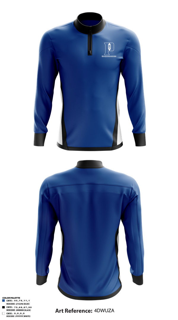 Quarter Zip Jacket, Perry High School Commodores, Men's Basketball, Teamtime, Team time, sublimation, custom sports apparel, team uniforms, spirit wear, spiritwear, sports uniforms, custom shirts, team store, custom team store, fundraiser sports, apparel fundraiser