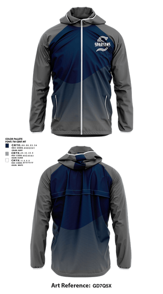 Windbreaker, Springfield Township Track & Field, Track & Field, Teamtime, Team time, sublimation, custom sports apparel, team uniforms, spirit wear, spiritwear, sports uniforms, custom shirts, team store, custom team store, fundraiser sports, apparel fundraiser
