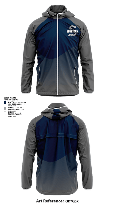 Springfield Township Track & Field 62319055 Windbreaker - 2