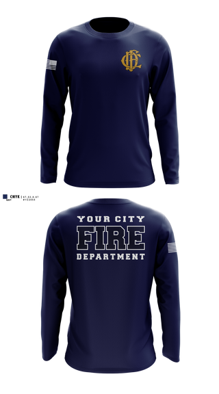Long Sleeve Performance Shirt, Canadian Volunteer Fire Department, Fire Department, Teamtime, Team time, sublimation, custom sports apparel, team uniforms, spirit wear, spiritwear, sports uniforms, custom shirts, team store, custom team store, fundraiser sports, apparel fundraiser