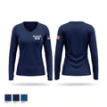 Bowerhill VFD Women's Long Sleeve V-neck Shirt - 1