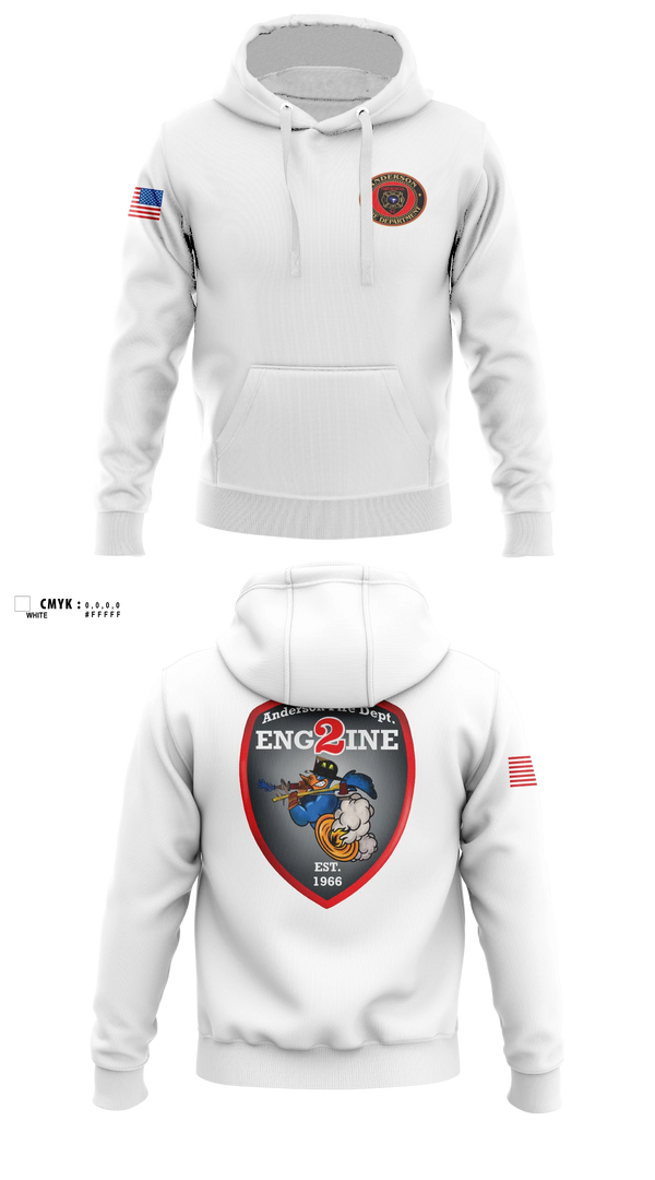 Hoodie, Anderson City Fire, Fire Department, Teamtime, Team time, sublimation, custom sports apparel, team uniforms, spirit wear, spiritwear, sports uniforms, custom shirts, team store, custom team store, fundraiser sports, apparel fundraiser