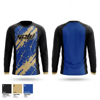 Long Sleeve Performance Shirt, Gold Premier, Softball, Teamtime, Team time, sublimation, custom sports apparel, team uniforms, spirit wear, spiritwear, sports uniforms, custom shirts, team store, custom team store, fundraiser sports, apparel fundraiser