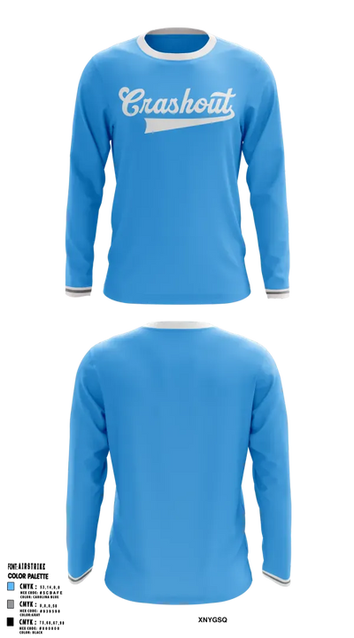 Crashout Baseball 89239414 Long Sleeve Performance Shirt 2
