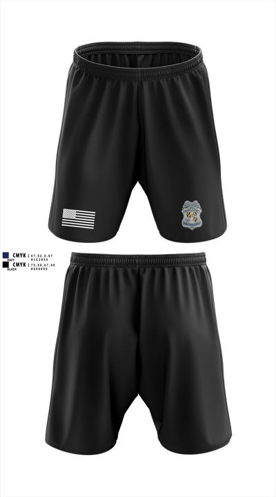 Baltimore Police Department 87844161 Athletic Shorts With Pockets - 100