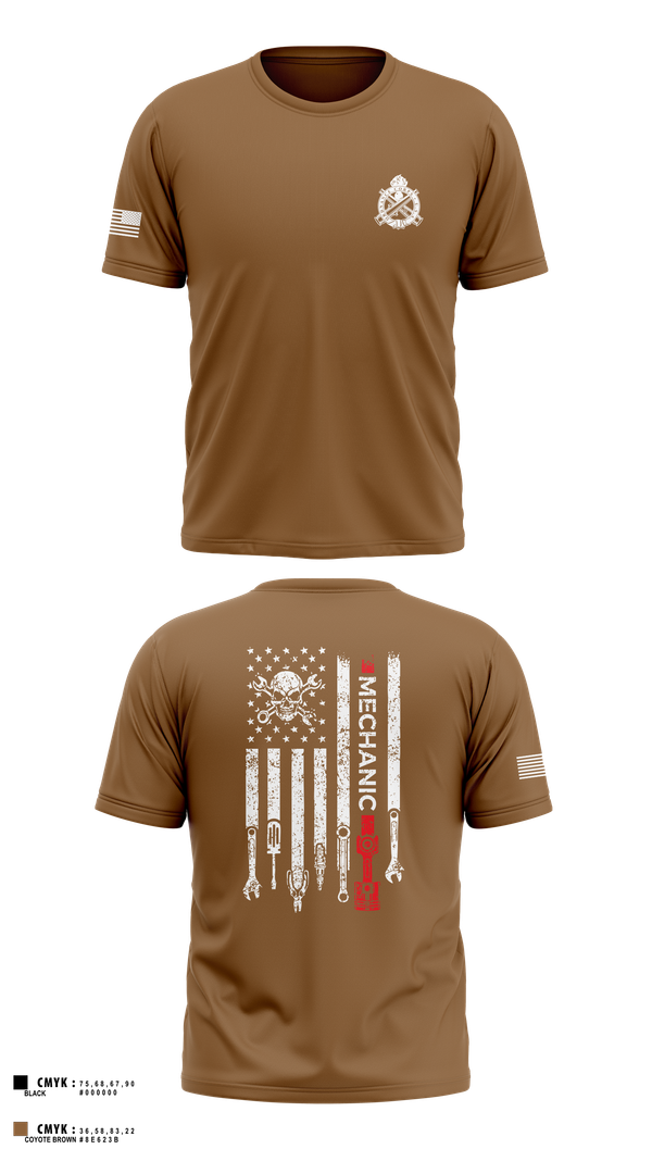 661st ECC 63217424 Short Sleeve Performance Shirt - 1