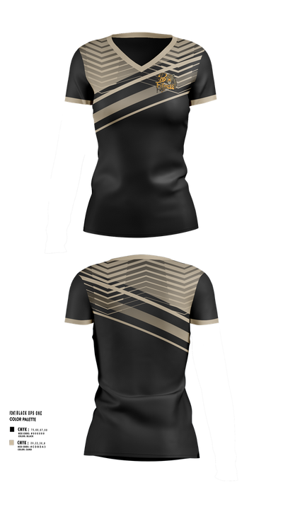 BFitness 31554320 Women's Short Sleeve V-neck Shirt - 100