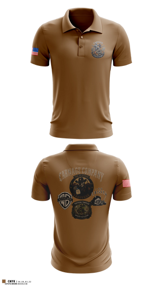 Short Sleeve Performance Polo, Final Carnage 2-37 AR, Army, Teamtime, Team time, sublimation, custom sports apparel, team uniforms, spirit wear, spiritwear, sports uniforms, custom shirts, team store, custom team store, fundraiser sports, apparel fundraiser