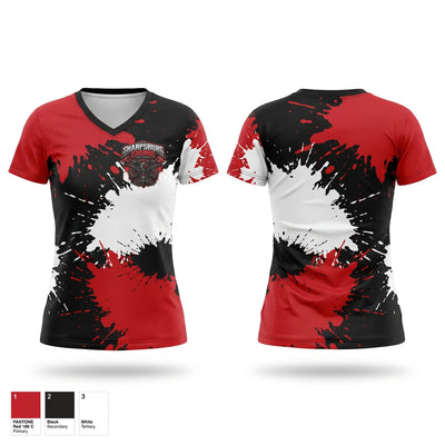 Engine Company Women's Short Sleeve V-neck Shirt - 1