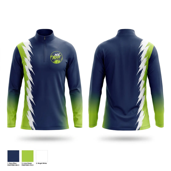 Quarter Zip Jacket, MS Roit, Softball, Teamtime, Team time, sublimation, custom sports apparel, team uniforms, spirit wear, spiritwear, sports uniforms, custom shirts, team store, custom team store, fundraiser sports, apparel fundraiser