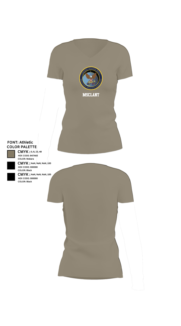 Womens Short Sleeve Vneck Shirt, MSCLANT, Navy, Teamtime, Team time, sublimation, custom sports apparel, team uniforms, spirit wear, spiritwear, sports uniforms, custom shirts, team store, custom team store, fundraiser sports, apparel fundraiser