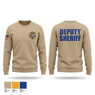 Crew Neck Sweatshirt, ECSO DEPUTY, Police, Teamtime, Team time, sublimation, custom sports apparel, team uniforms, spirit wear, spiritwear, sports uniforms, custom shirts, team store, custom team store, fundraiser sports, apparel fundraiser