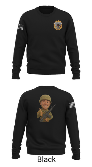 Crew Neck Sweatshirt, 2-69 GCo, Army, Teamtime, Team time, sublimation, custom sports apparel, team uniforms, spirit wear, spiritwear, sports uniforms, custom shirts, team store, custom team store, fundraiser sports, apparel fundraiser