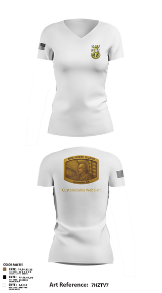 Womens Short Sleeve Vneck Shirt, NRC NORTH ISLAND, Navy, Teamtime, Team time, sublimation, custom sports apparel, team uniforms, spirit wear, spiritwear, sports uniforms, custom shirts, team store, custom team store, fundraiser sports, apparel fundraiser