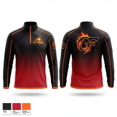 Georgia Flames 97839572 Quarter Zip Jacket - 1