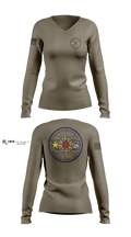 Lincoln County Special Operations Women's Long Sleeve V-neck Shirt - 13