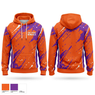 Hoodie, Fort Pierce Bengals, , Teamtime, Team time, sublimation, custom sports apparel, team uniforms, spirit wear, spiritwear, sports uniforms, custom shirts, team store, custom team store, fundraiser sports, apparel fundraiser