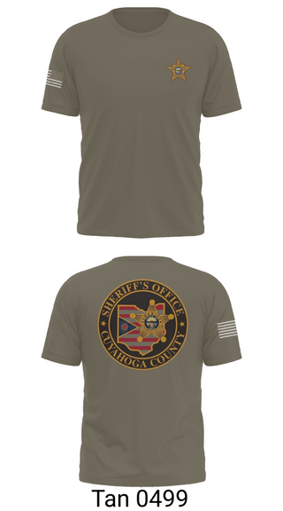 Short Sleeve Performance Shirt, Cuyahoga County Sheriff, Police, Teamtime, Team time, sublimation, custom sports apparel, team uniforms, spirit wear, spiritwear, sports uniforms, custom shirts, team store, custom team store, fundraiser sports, apparel fundraiser