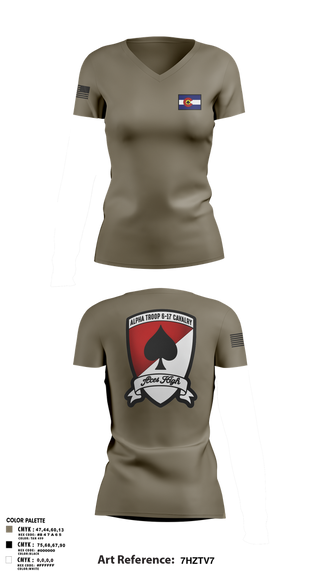 Womens Short Sleeve Vneck Shirt, A-TRP 6-17 ACS, , Teamtime, Team time, sublimation, custom sports apparel, team uniforms, spirit wear, spiritwear, sports uniforms, custom shirts, team store, custom team store, fundraiser sports, apparel fundraiser