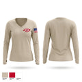 Vanceboro fire department Women's Long Sleeve V-neck Shirt - 1