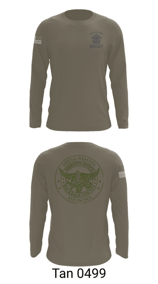 Long Sleeve Performance Shirt, Rockdale SWAT, Police, Teamtime, Team time, sublimation, custom sports apparel, team uniforms, spirit wear, spiritwear, sports uniforms, custom shirts, team store, custom team store, fundraiser sports, apparel fundraiser