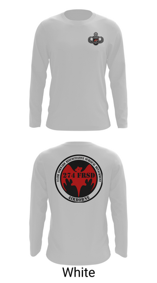Long Sleeve Performance Shirt, 274th FRSD (Airborne), Army, Teamtime, Team time, sublimation, custom sports apparel, team uniforms, spirit wear, spiritwear, sports uniforms, custom shirts, team store, custom team store, fundraiser sports, apparel fundraiser