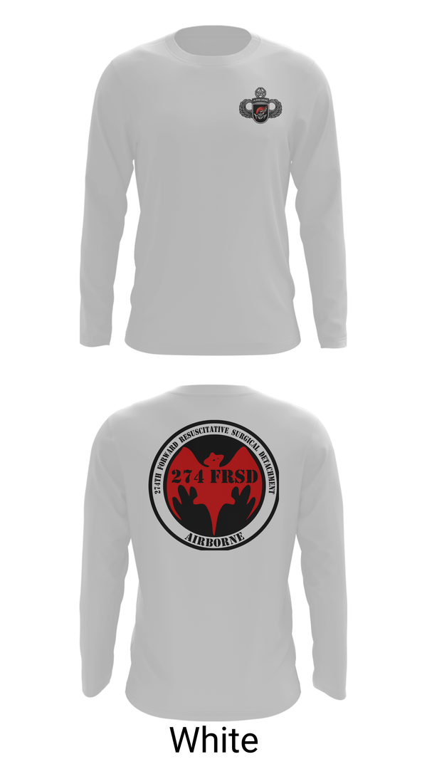 Long Sleeve Performance Shirt, 274th FRSD (Airborne), Army, Teamtime, Team time, sublimation, custom sports apparel, team uniforms, spirit wear, spiritwear, sports uniforms, custom shirts, team store, custom team store, fundraiser sports, apparel fundraiser