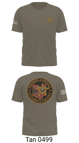 Old School Cotton Feel Shirt, Cuyahoga County Sheriff, Police, Teamtime, Team time, sublimation, custom sports apparel, team uniforms, spirit wear, spiritwear, sports uniforms, custom shirts, team store, custom team store, fundraiser sports, apparel fundraiser