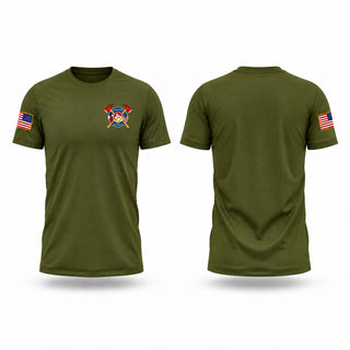 Old School Cotton Feel Shirt, Carthage tx, Fire Department, Teamtime, Team time, sublimation, custom sports apparel, team uniforms, spirit wear, spiritwear, sports uniforms, custom shirts, team store, custom team store, fundraiser sports, apparel fundraiser