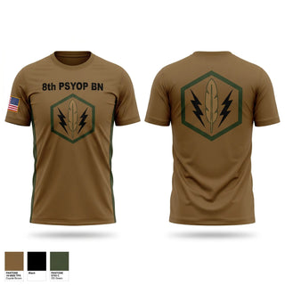 Short Sleeve Performance Shirt, 8th PSYOP BN, Army, Teamtime, Team time, sublimation, custom sports apparel, team uniforms, spirit wear, spiritwear, sports uniforms, custom shirts, team store, custom team store, fundraiser sports, apparel fundraiser