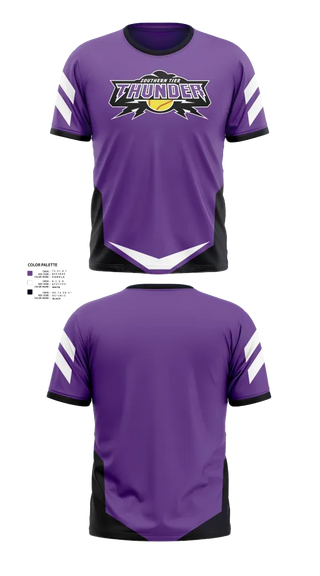 Short Sleeve Performance Shirt, Southern Tier Thunder, Softball, Teamtime, Team time, sublimation, custom sports apparel, team uniforms, spirit wear, spiritwear, sports uniforms, custom shirts, team store, custom team store, fundraiser sports, apparel fundraiser