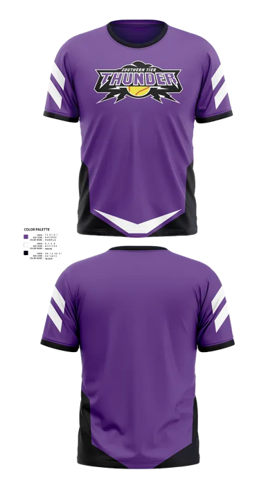 Southern Tier Thunder 16841458 Short Sleeve Performance Shirt - 1