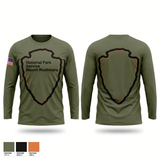 Long Sleeve Performance Shirt, National Park Service Mount Rushmore, Police, Teamtime, Team time, sublimation, custom sports apparel, team uniforms, spirit wear, spiritwear, sports uniforms, custom shirts, team store, custom team store, fundraiser sports, apparel fundraiser