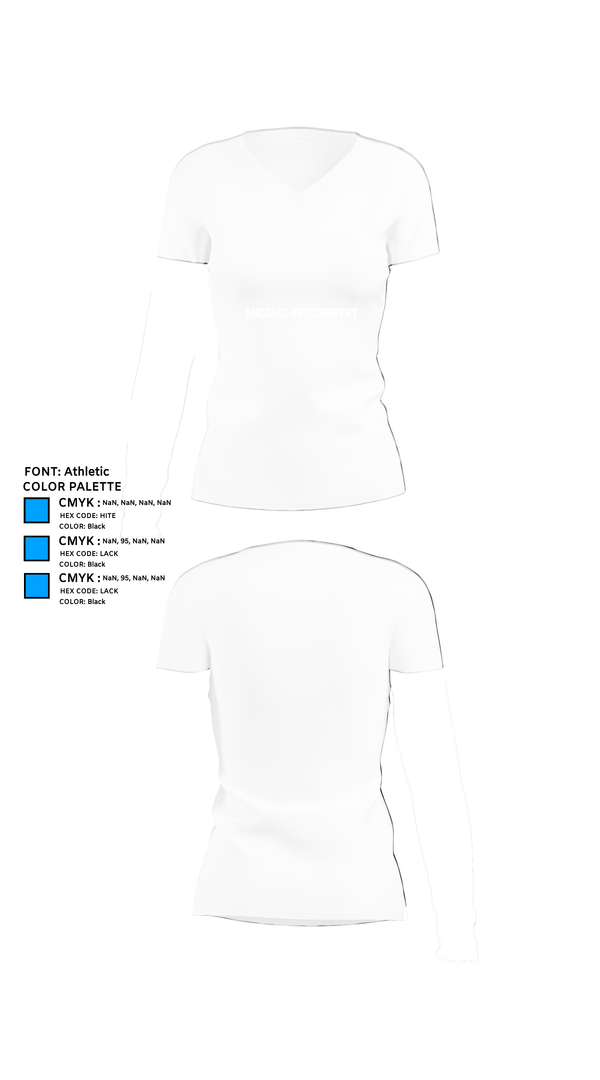 Womens Short Sleeve Vneck Shirt, Michael photography, , Teamtime, Team time, sublimation, custom sports apparel, team uniforms, spirit wear, spiritwear, sports uniforms, custom shirts, team store, custom team store, fundraiser sports, apparel fundraiser