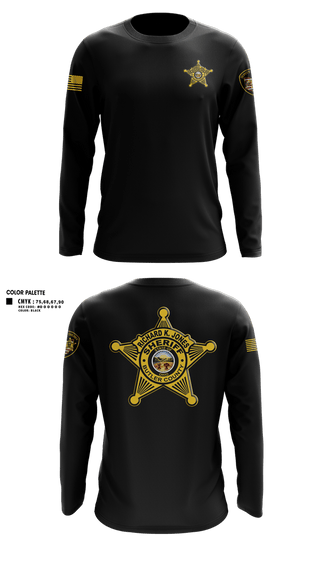 Long Sleeve Performance Shirt, Butler County Sheriff’s Office, Police, Teamtime, Team time, sublimation, custom sports apparel, team uniforms, spirit wear, spiritwear, sports uniforms, custom shirts, team store, custom team store, fundraiser sports, apparel fundraiser