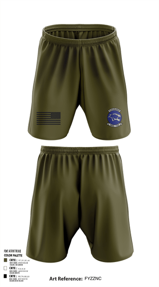 Athletic Shorts With Pockets, VAQ-139 Cougars, Navy, Teamtime, Team time, sublimation, custom sports apparel, team uniforms, spirit wear, spiritwear, sports uniforms, custom shirts, team store, custom team store, fundraiser sports, apparel fundraiser